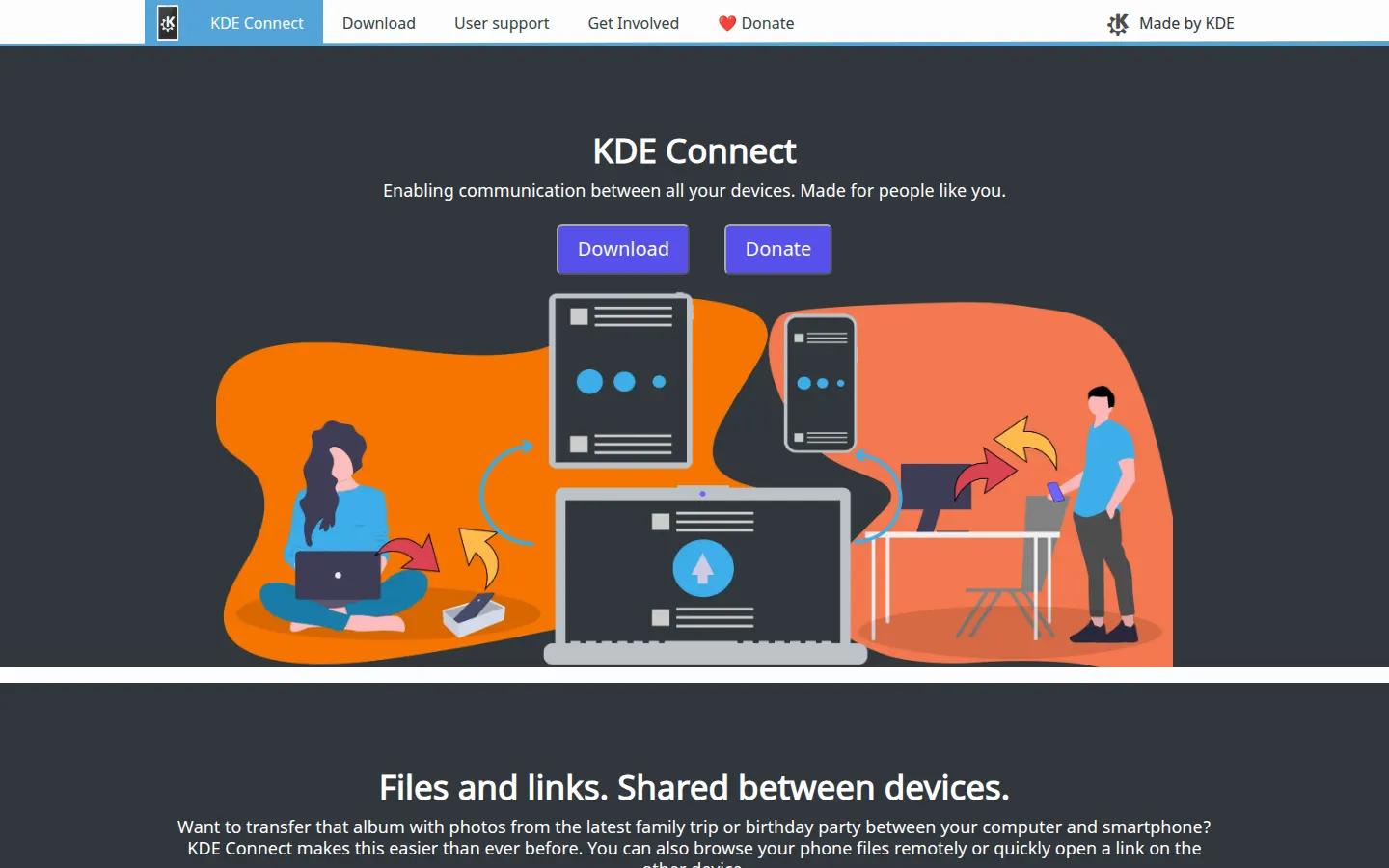 KDE Connect官方页面或官网提供的产品图
