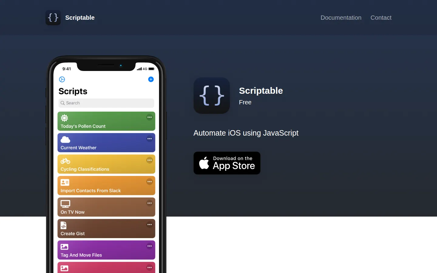 Scriptable官方页面或官网提供的产品图