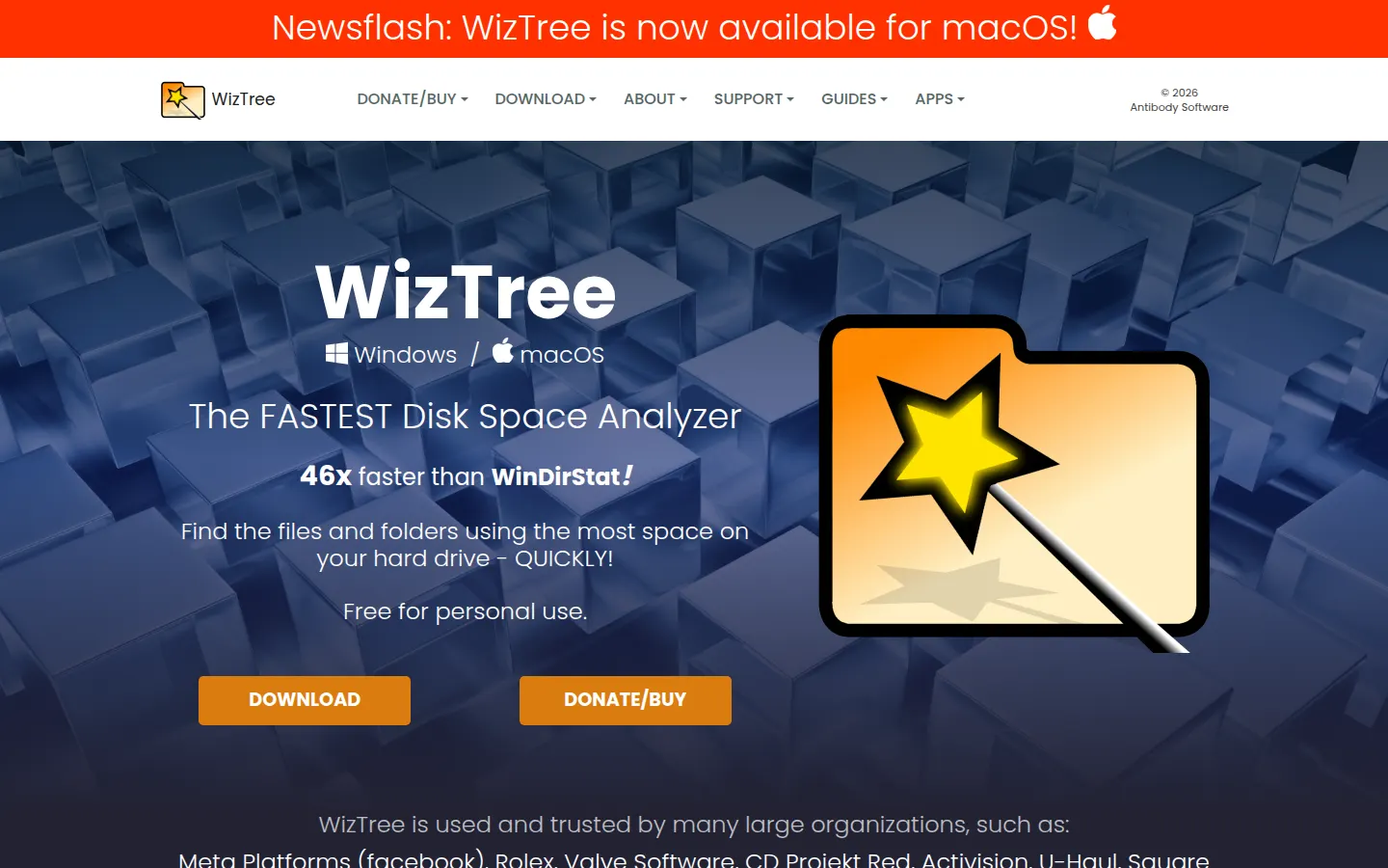 WizTree官方页面或官网提供的产品图