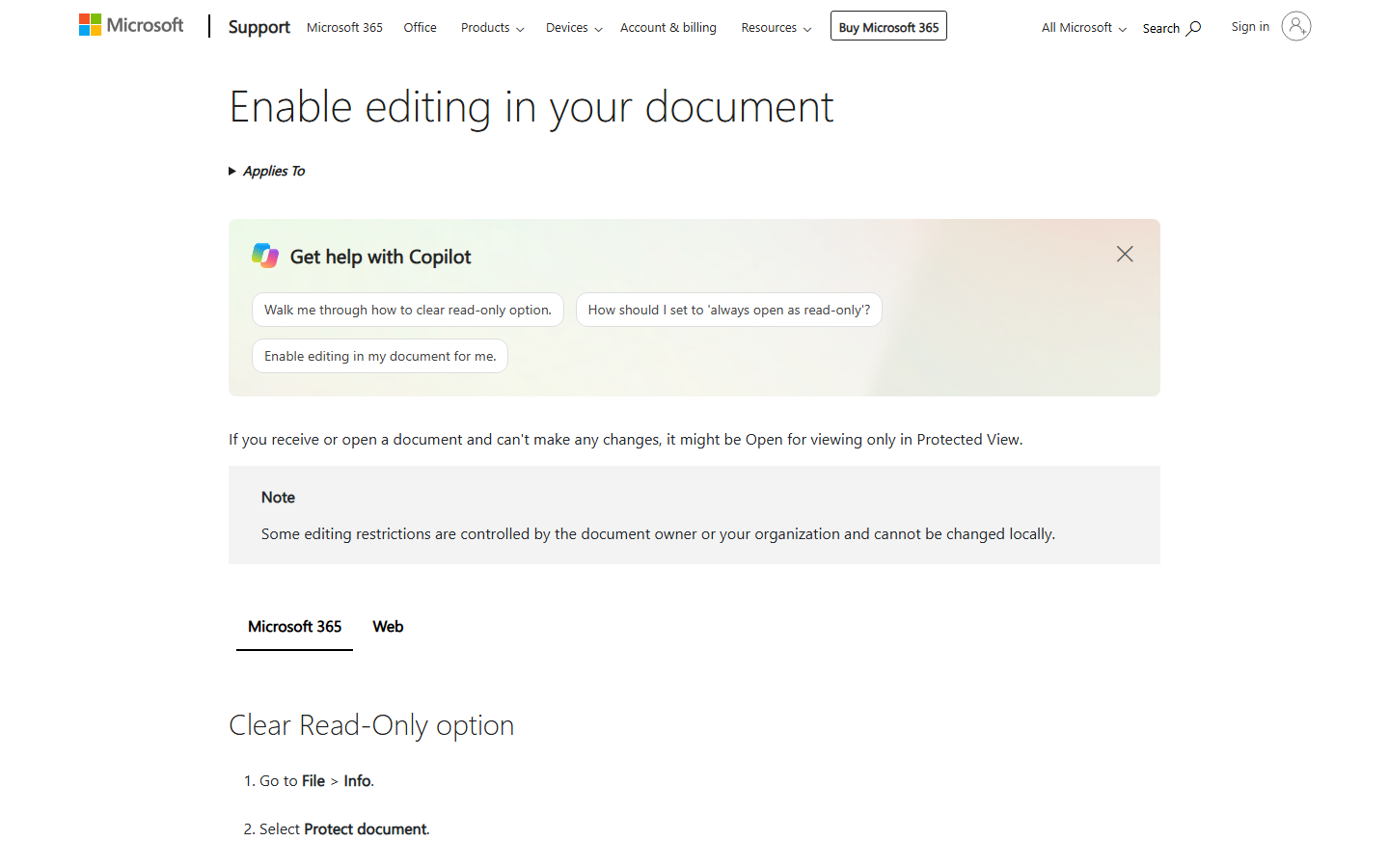 Microsoft 官方 Word 编辑模式说明